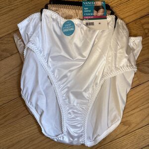 Vanity Fair 3-Pack HI-CUT Brief SHAPERS light control Panties Nylon women 5X/12